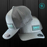 Flexfit 110 Trucker Flex Snap Heather Gray Hat Cap