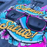 "Summer Salute" T-Shirt Dark Gray
